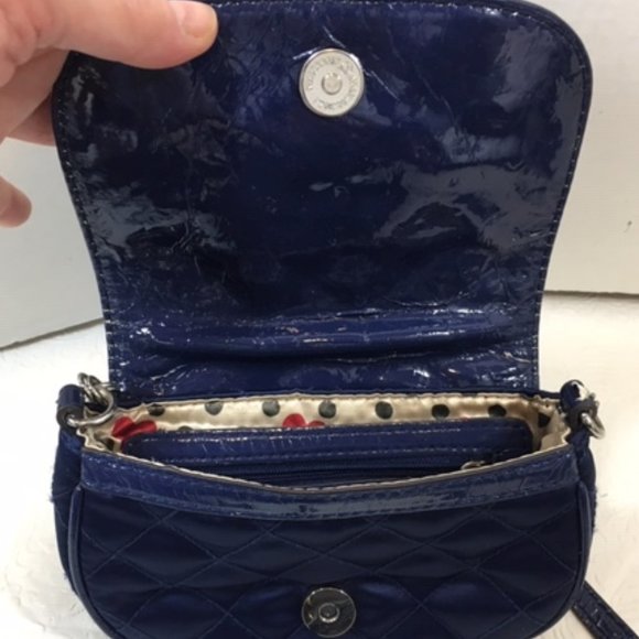 Guess Blue Sequin Sparkles Quilted Crossbody Bag - Picture 5 of 15